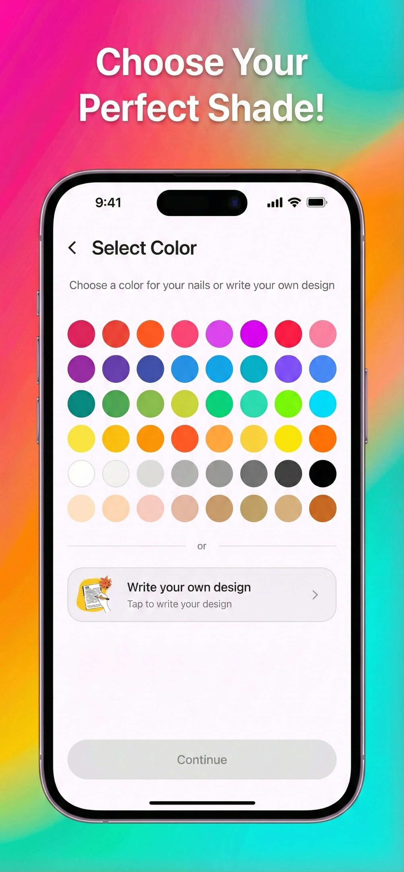select color